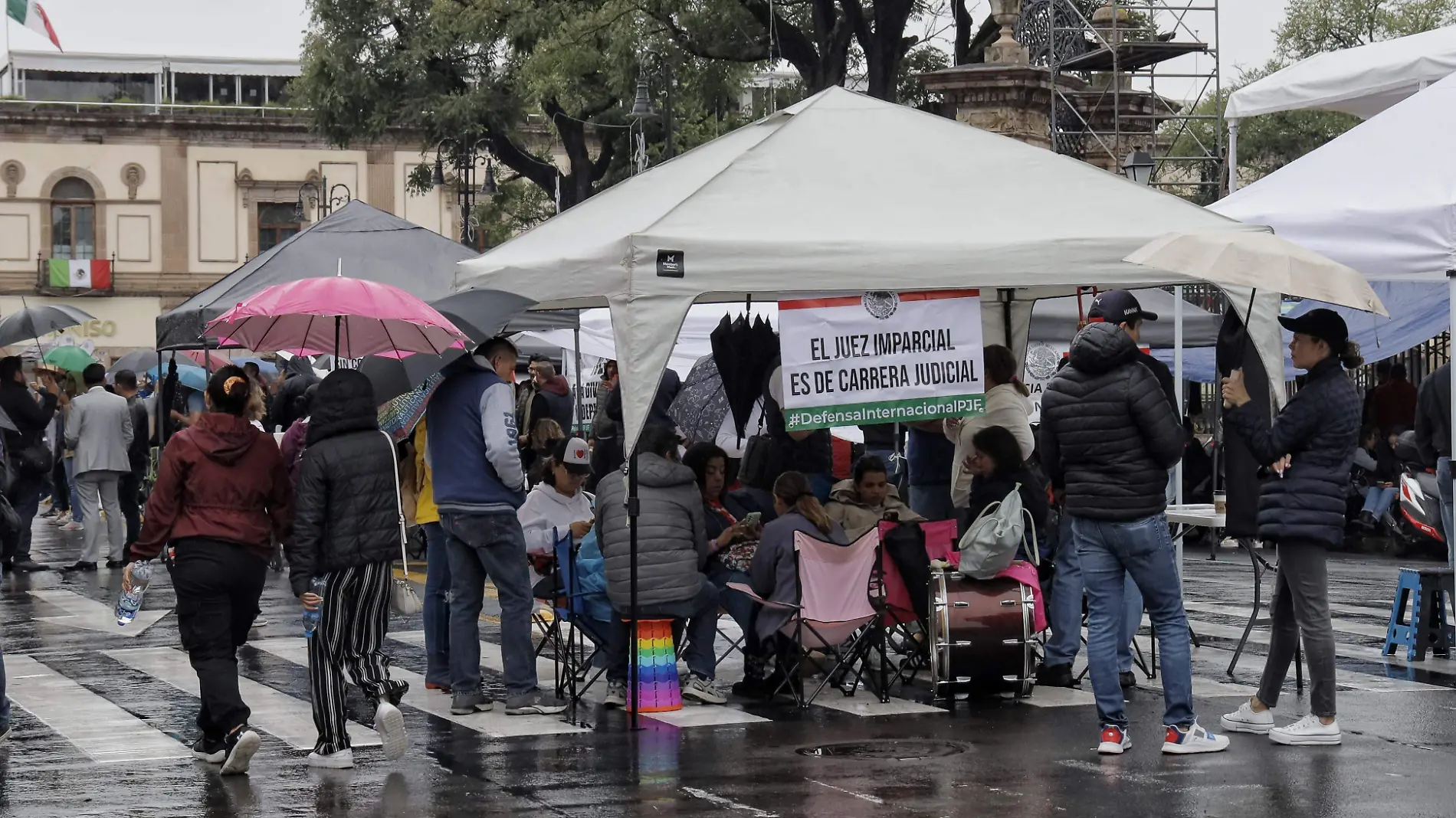 trabajadores poder judicial plantón ferm